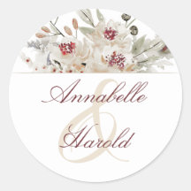 Cream und Marsala Wedding