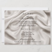 Cream Wedding Einladung Set (Rückseite)