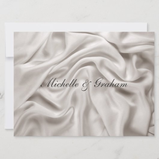 Cream Wedding Einladung Set (Vorderseite)
