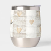 Cream White Beige Boho Hearts (Links)