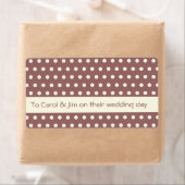 Cream White Ivory Polka Dot Pattern (Insitu)