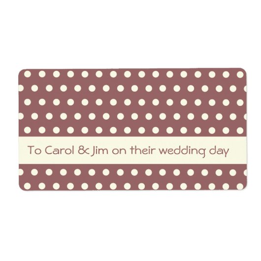 Cream White Ivory Polka Dot Pattern (Vorne)