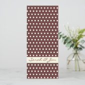 Cream White Ivory Polka Dot Pattern (Stehend Vorderseite)