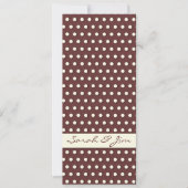 Cream White Ivory Polka Dot Pattern (Vorderseite)
