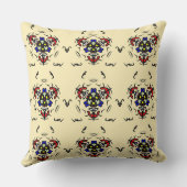 Cream Zen Mandala" Kissen (Rückseite)