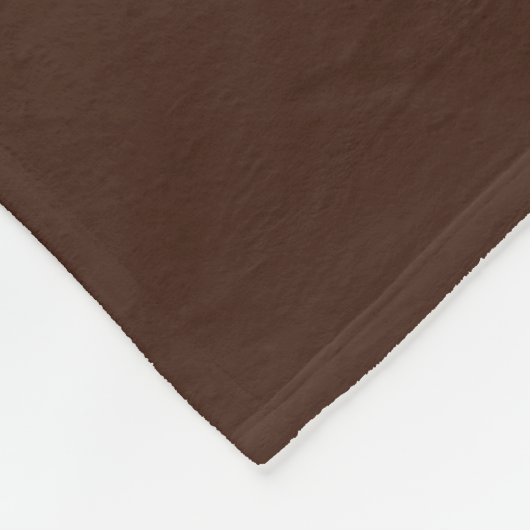 Creami Chocolate Una Quadrata Modernes Muster Fleecedecke (Ecke)