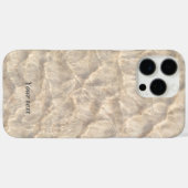 Creamischer abstrakter Sand unter Wasser Case-Mate iPhone Hülle (Rückseite (Horizontal))
