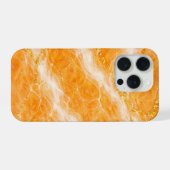 Creamsicle Marble with Ivory Swirls & Gold Veining iPhone Hülle (Rückseite (Horizontal))