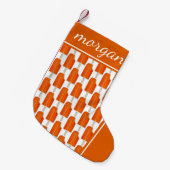 Creamsikel Orange n Creme Ice Cream Popsikel Kleiner Weihnachtsstrumpf (Vorderansicht (hängend))