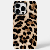Creamy Brown Black Leopard Case-Mate iPhone Hülle (Rückseite)