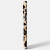 Creamy Brown Black Leopard Case-Mate iPhone Hülle (Rückseite / Links)
