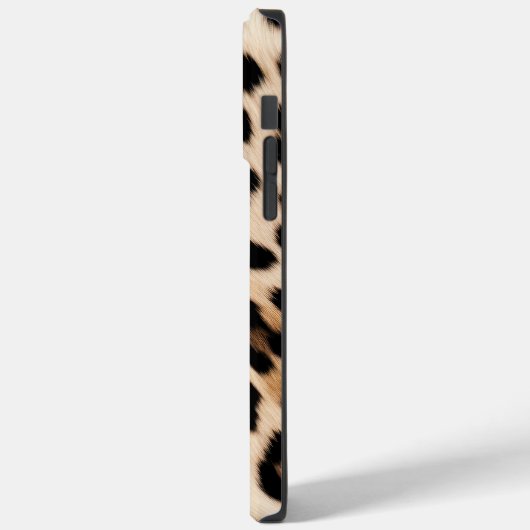 Creamy Brown Black Leopard Case-Mate iPhone Hülle (Rückseite / Links)