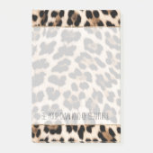 Creamy Brown Black Leopard Print Post-it Klebezettel (Vorderseite)