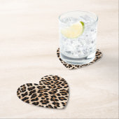 Creamy Brown Black Leopard Untersetzer (Vor Ort)