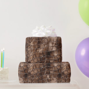 Creamy Brown Chocolate Candy Birthday Geschenkpapier