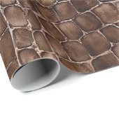 Creamy Brown Chocolate Candy Birthday Geschenkpapier (Rolleneckpunkt)