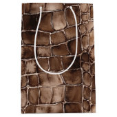 Creamy Brown Chocolate Candy Birthday Mittlere Geschenktüte (Vorderseite)