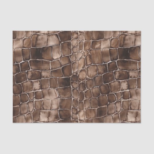 Creamy Brown Chocolate Candy Birthday Seidenpapier (Vorderseite)