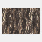 Creamy Brown Chocolate Wirbel Geburtstag Geschenkpapier Set (Vorderseite 3)