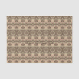 Creamy Brown Pattern Seidenpapier