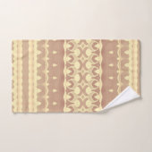 Creamy Burgundy Badhandtuch Set (Handtuch)