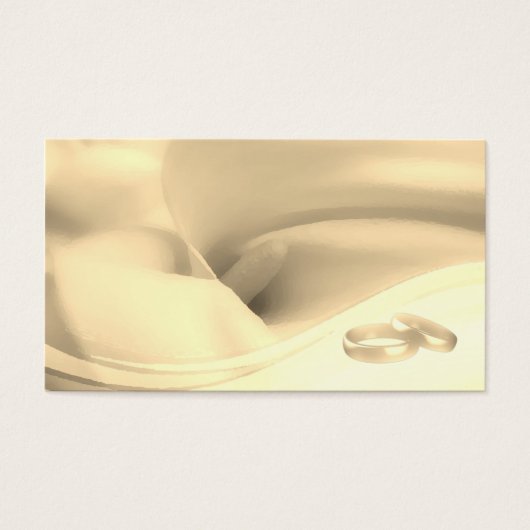 Creamy Calla Lily Wedding Rings Fvor Tag (Vorderseite)