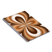 Creamy Caramel Chocolate Pattern Notizblock (Rechte Seite)