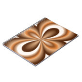 Creamy Caramel Chocolate Pattern Notizblock (Linke Seite)