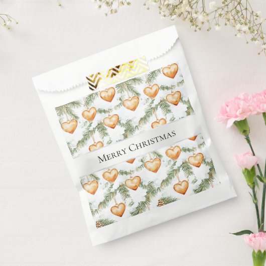 Creamy Caramel Hearts Christmas Tree Branches Geschenktütchen (Versiegelt)