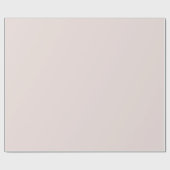 Creamy Coconut Neutral Solid Color Print Geschenkpapier (Flach)