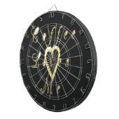 Creamy Coffee Lovers Design Dartscheibe (Vorderseite rechts)