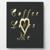 Creamy Coffee Lovers Design Fotoplatte (Vorderseite)