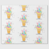 Creamy Dreamies Birthday Wrapping Paper Geschenkpapier (Flach)