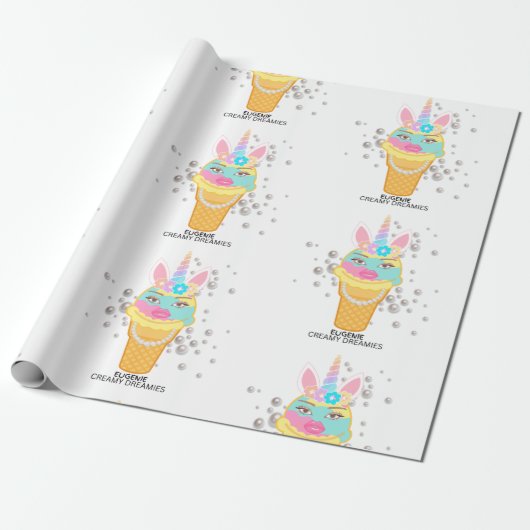 Creamy Dreamies Birthday Wrapping Paper Geschenkpapier (Ungerollt)