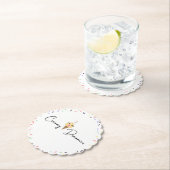 Creamy Dreamies drink paper Coasters Untersetzer (Vor Ort)
