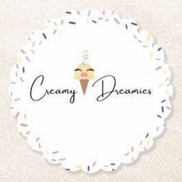 Creamy Dreamies drink paper Coasters  Untersetzer