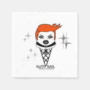 Creamy Dreamies Goth Gail Trinkservietten Serviette