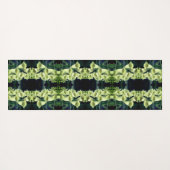 Creamy Foxglove Blume Abstrakt Yogamatte (Rückseite (Horizontal))