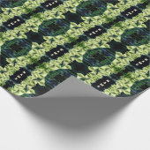 Creamy Foxglove Blume Personalisiert Geschenkpapier (Ecke)