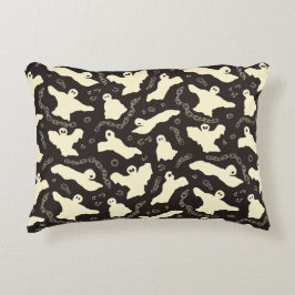 Creamy Ghosts - Halloween-Muster. Dekokissen