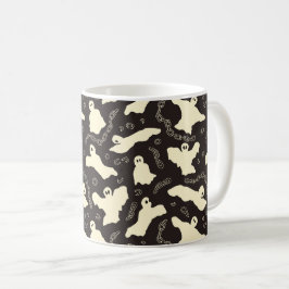 Creamy Ghosts - Halloween-Muster. Kaffeetasse