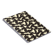 Creamy Ghosts - Halloween-Muster. Notizblock (Rechte Seite)