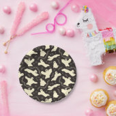 Creamy Ghosts - Halloween-Muster. Pappteller (Party)