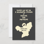 Creamy Ghosts - Halloween-Party. Einladung (Rückseite)