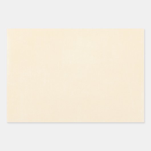 Creamy Ivory Look of Fabric Geschenkpapier Set (Vorderseite 2)