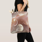 Creamy Ivory Peach Moon Soft Glow Tasche (Von Nahem)