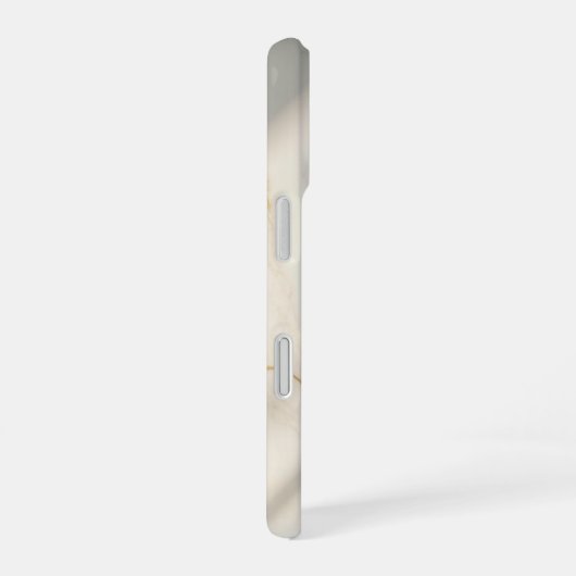 Creamy Marble Monogram Slim Fit iPhone 16 Case iPhone 16 Hülle (Rechte Seite)