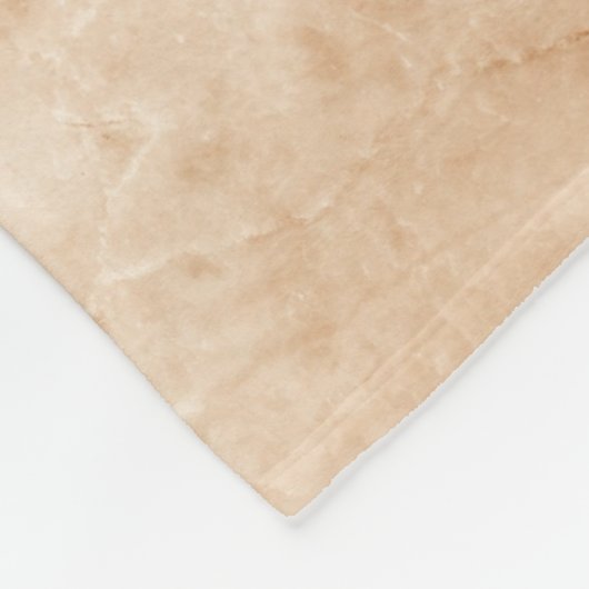 Creamy-Marmortextur Fleecedecke (Ecke)