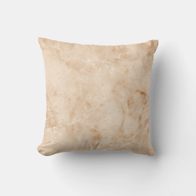 Creamy-Marmortextur Kissen (Vorderseite)