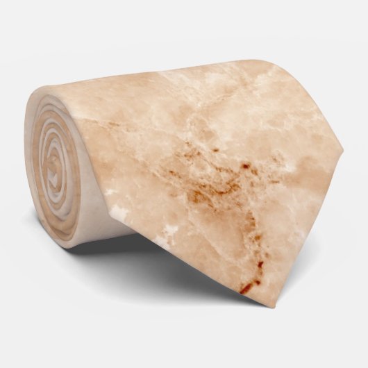 Creamy-Marmortextur Krawatte (Gerollt)